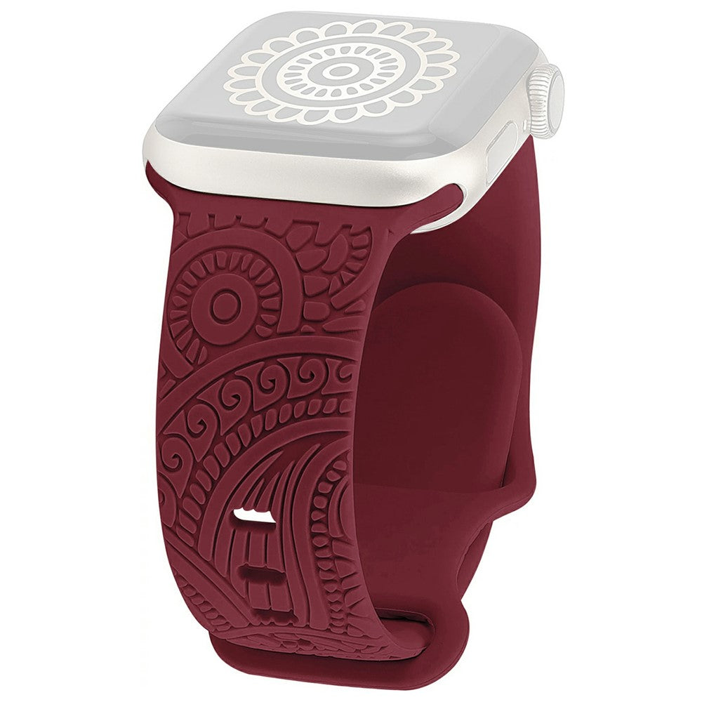 Silicone Strap for Apple Watch Ultra 3 2 1 49mm / Series 11 10 46mm / 9 8 7 45mm / SE3 SE2 SE 6 5 4 44mm / 3 2 1 42mm