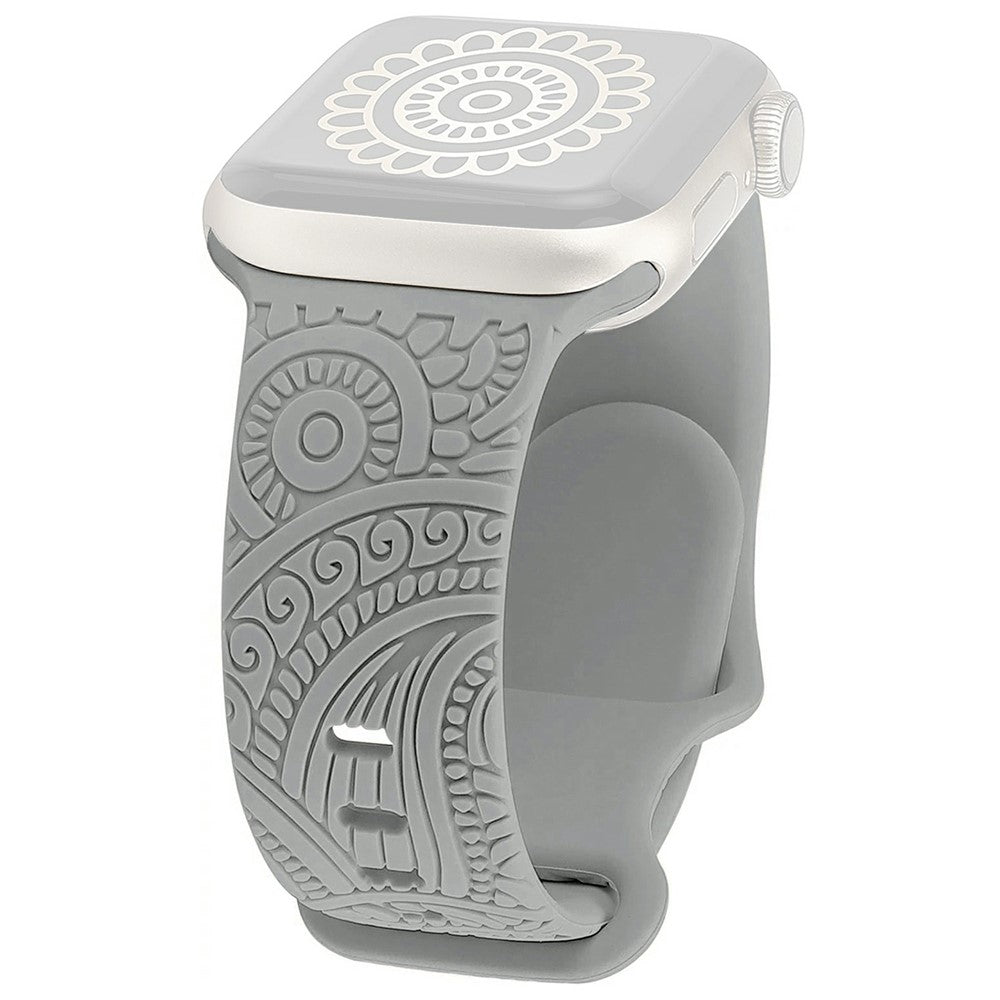 Silicone Strap for Apple Watch Ultra 3 2 1 49mm / Series 11 10 46mm / 9 8 7 45mm / SE3 SE2 SE 6 5 4 44mm / 3 2 1 42mm