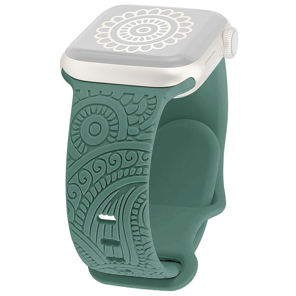 Silicone Strap for Apple Watch Ultra 3 2 1 49mm / Series 11 10 46mm / 9 8 7 45mm / SE3 SE2 SE 6 5 4 44mm / 3 2 1 42mm