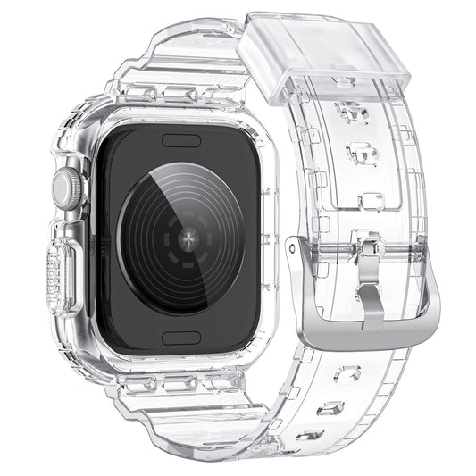 Apple Watch Series 10 42mm TPU Watch Band+Case Cover Integrated Design