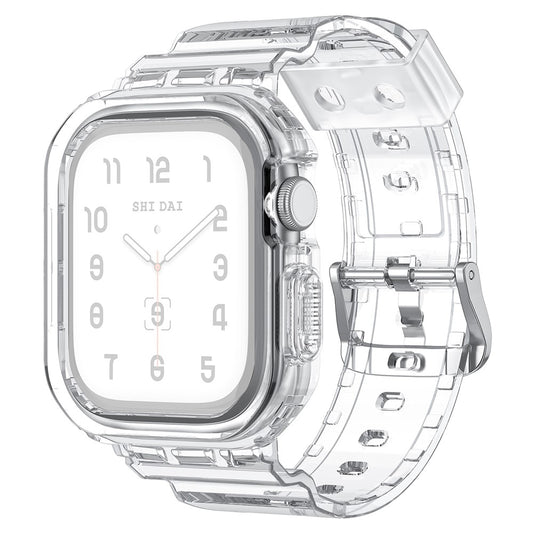 Integrated TPU Strap + Watch Case for Apple Watch Series 10 46mm / Ultra 2 / Ultra 49mm / 9 8 7 45mm / SE (2023) SE (2022) SE 6 5 4 44mm / 3 2 1 42mm