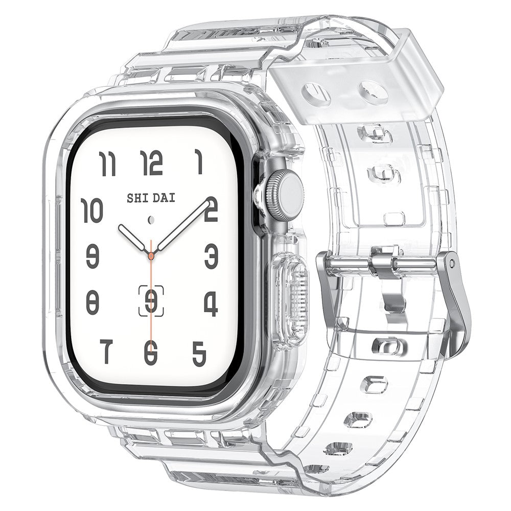 Integrated TPU Strap + Watch Case for Apple Watch Series 10 46mm / Ultra 2 / Ultra 49mm / 9 8 7 45mm / SE (2023) SE (2022) SE 6 5 4 44mm / 3 2 1 42mm