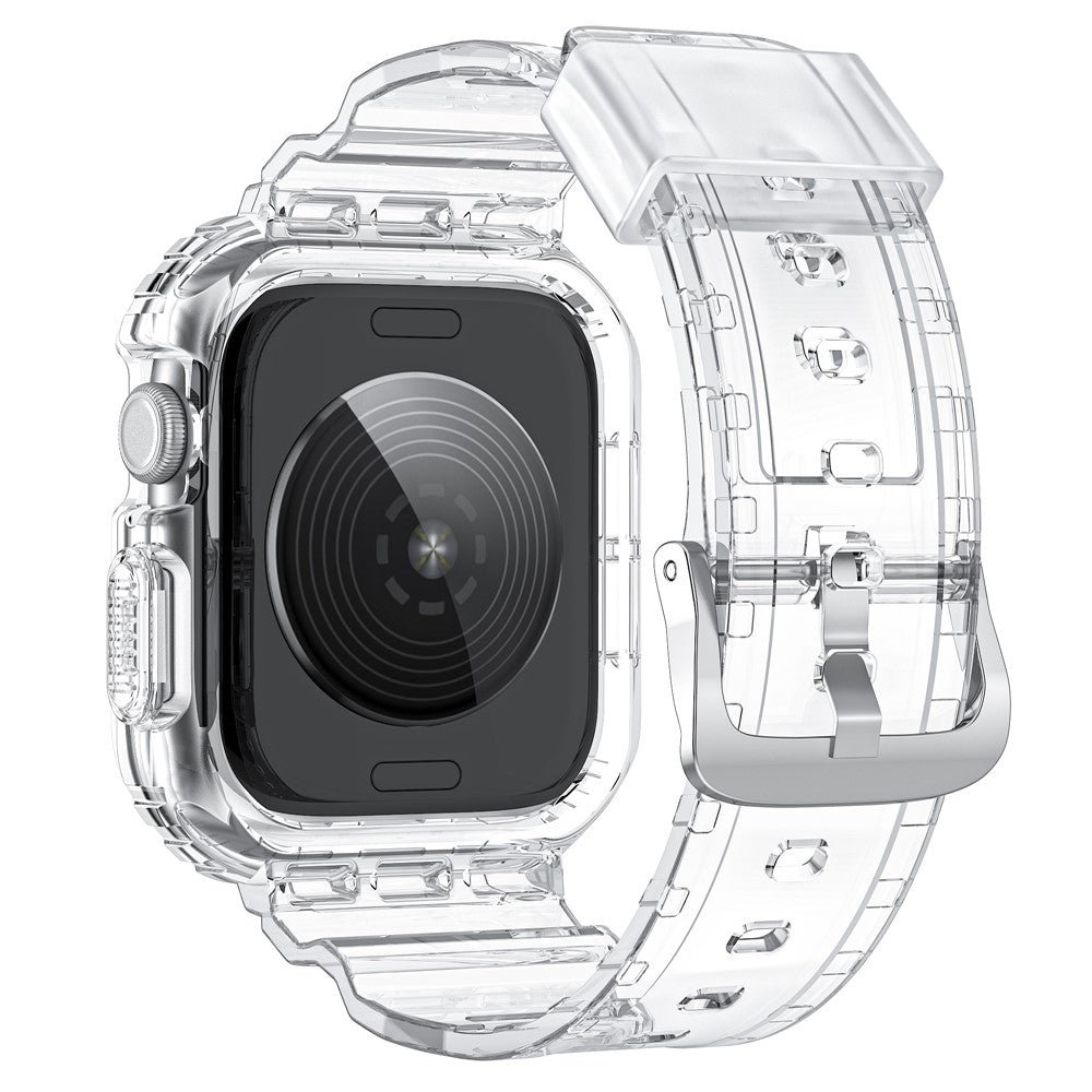 Integrated TPU Strap + Watch Case for Apple Watch Series 10 46mm / Ultra 2 / Ultra 49mm / 9 8 7 45mm / SE (2023) SE (2022) SE 6 5 4 44mm / 3 2 1 42mm