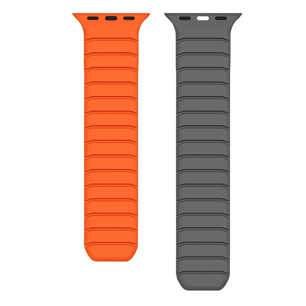Watch Band For Apple Watch Series 11 10 42mm / 9 8 7 41mm / SE3 SE2 SE 6 5 4 40mm / 3 2 1 38mm Silicone Magnetic Strap