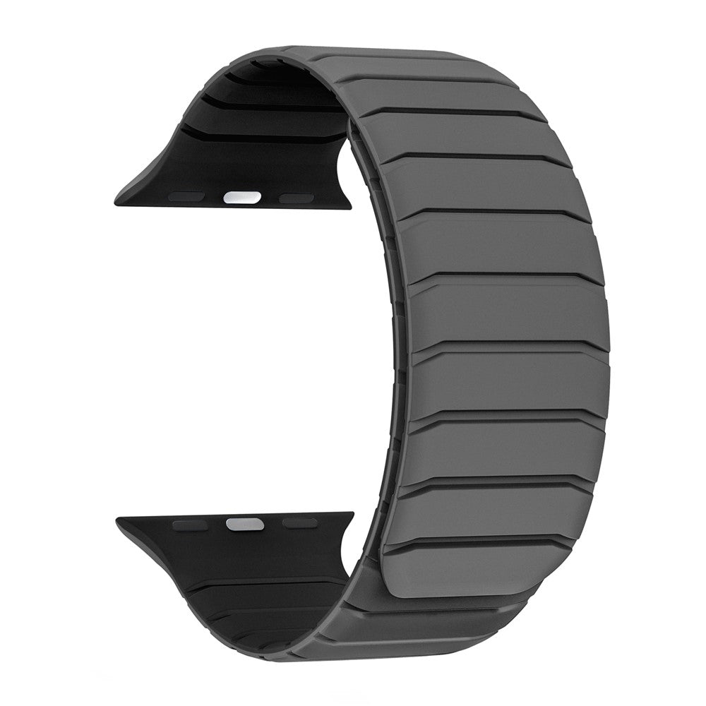 Watch Band For Apple Watch Series 11 10 42mm / 9 8 7 41mm / SE3 SE2 SE 6 5 4 40mm / 3 2 1 38mm Silicone Magnetic Strap