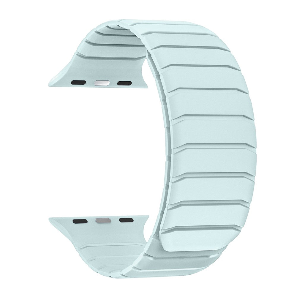 Watch Band For Apple Watch Series 11 10 42mm / 9 8 7 41mm / SE3 SE2 SE 6 5 4 40mm / 3 2 1 38mm Silicone Magnetic Strap