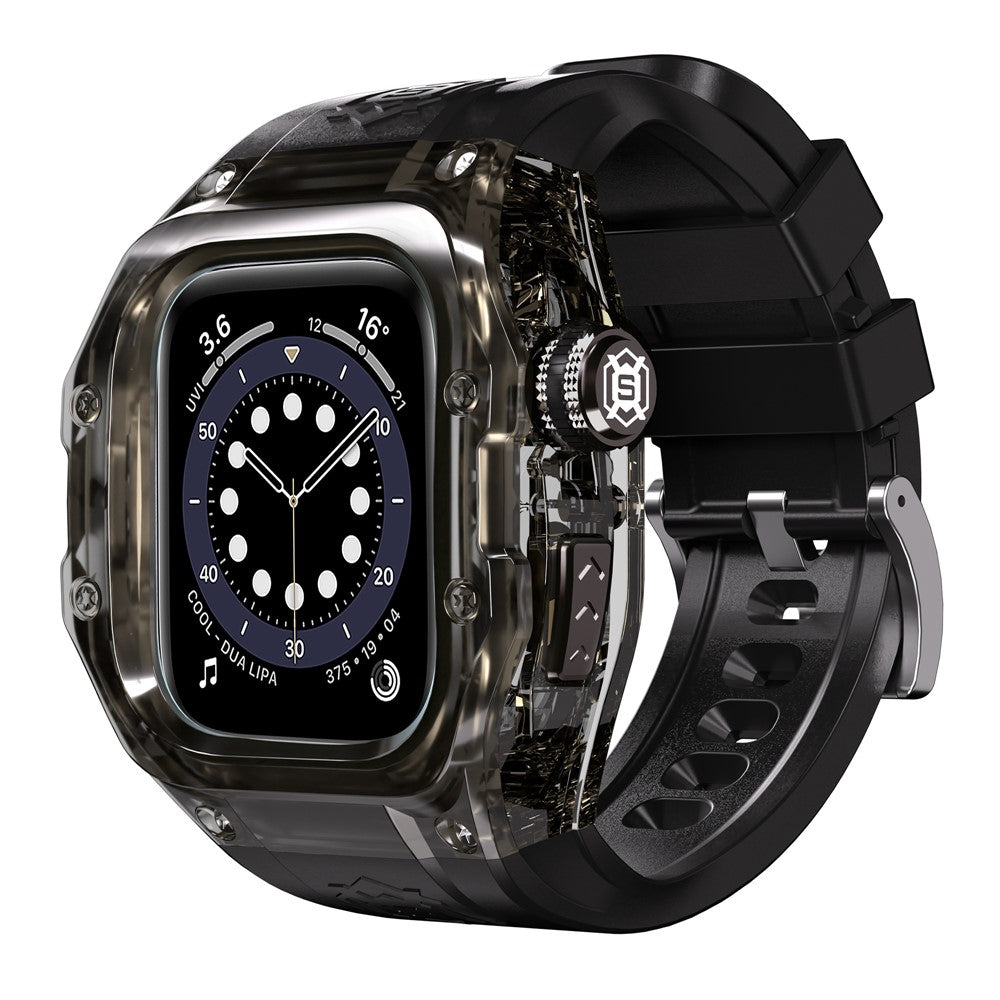 SHELLBOX For Apple Watch Series 10 42mm IP68 Waterproof Integrated Watch Case with Silicone Watch Strap