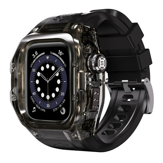 SHELLBOX For Apple Watch Series 10 42mm IP68 Waterproof Integrated Watch Case with Silicone Watch Strap