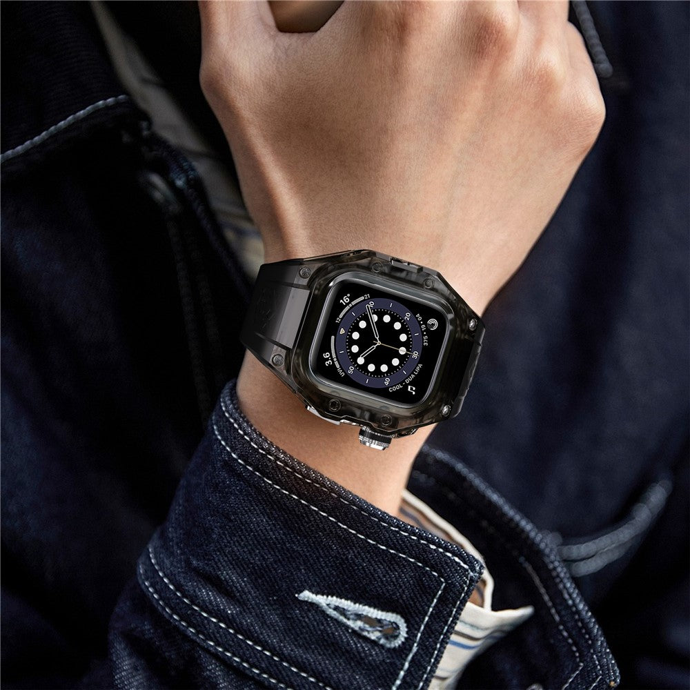 SHELLBOX For Apple Watch Series 10 42mm IP68 Waterproof Integrated Watch Case with Silicone Watch Strap