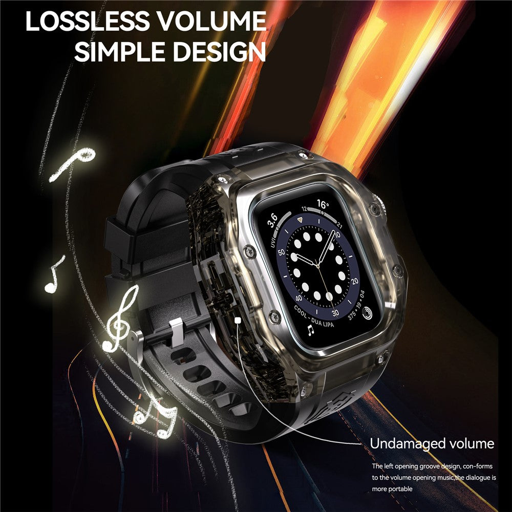 SHELLBOX For Apple Watch Series 10 42mm IP68 Waterproof Integrated Watch Case with Silicone Watch Strap