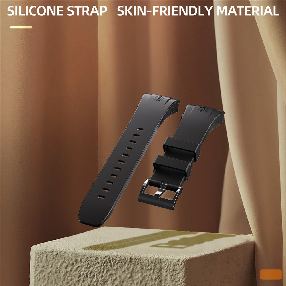 SHELLBOX For Apple Watch Series 10 42mm IP68 Waterproof Integrated Watch Case with Silicone Watch Strap