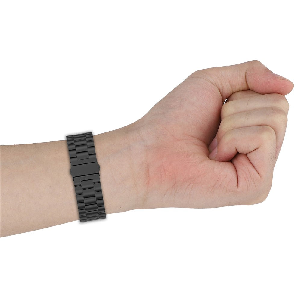 3-Bead Watch Strap for Samsung Galaxy Watch8 44mm / 40mm / Watch8 Classic 46mm Stainless Steel Wrist Band