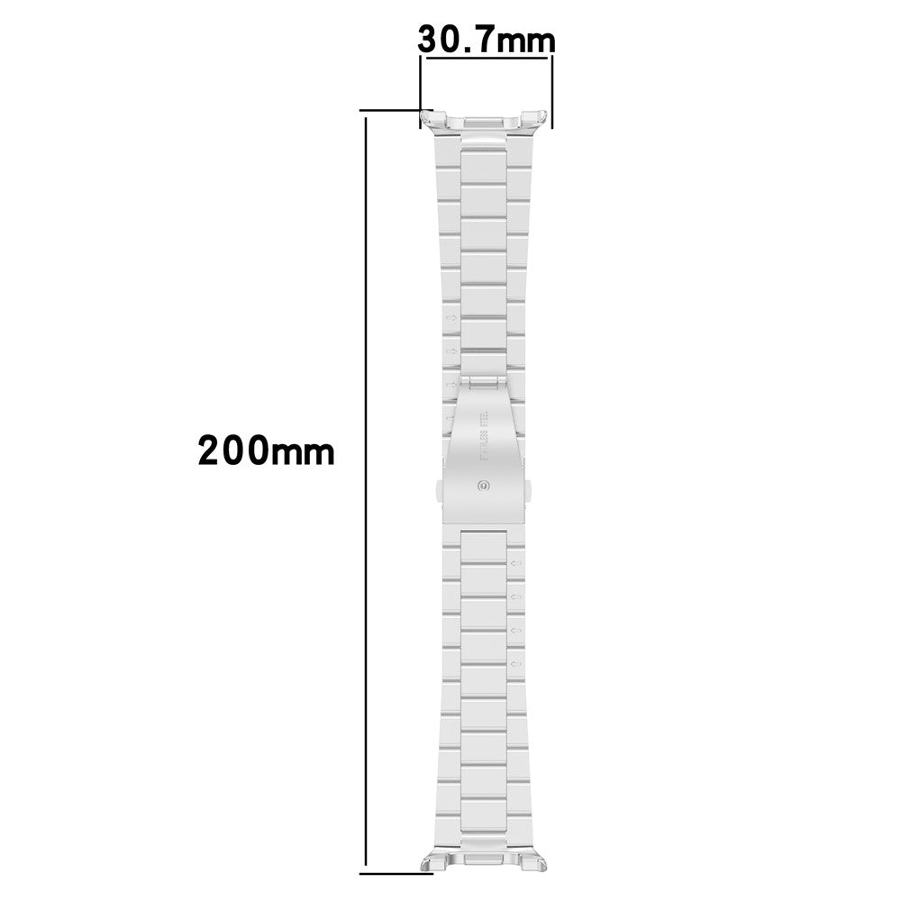 3-Bead Watch Strap for Samsung Galaxy Watch8 44mm / 40mm / Watch8 Classic 46mm Stainless Steel Wrist Band