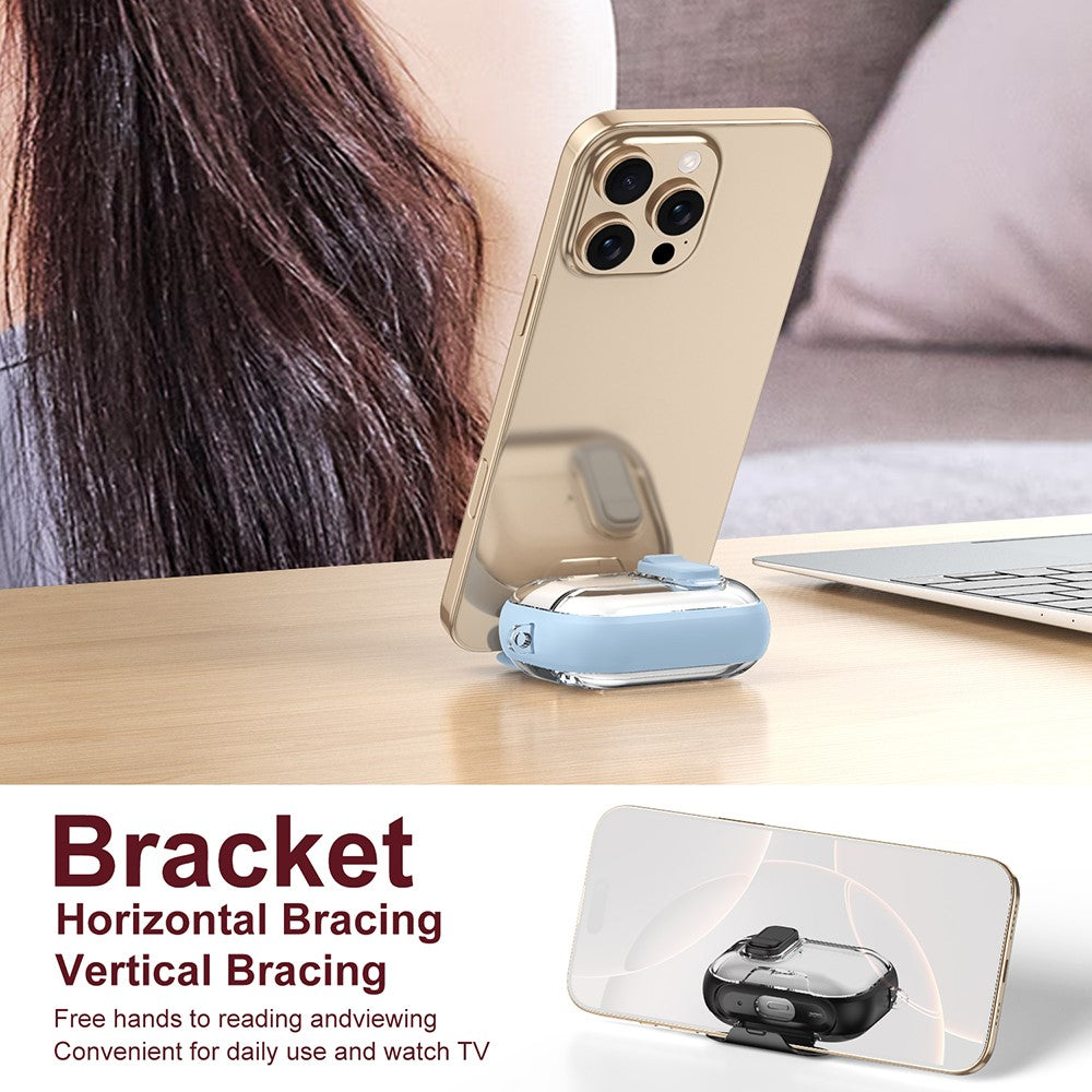 Apple AirPods Pro Case TPU PC Earbuds Protective Cover with Switch  /  Stand  /  Carrying Hook