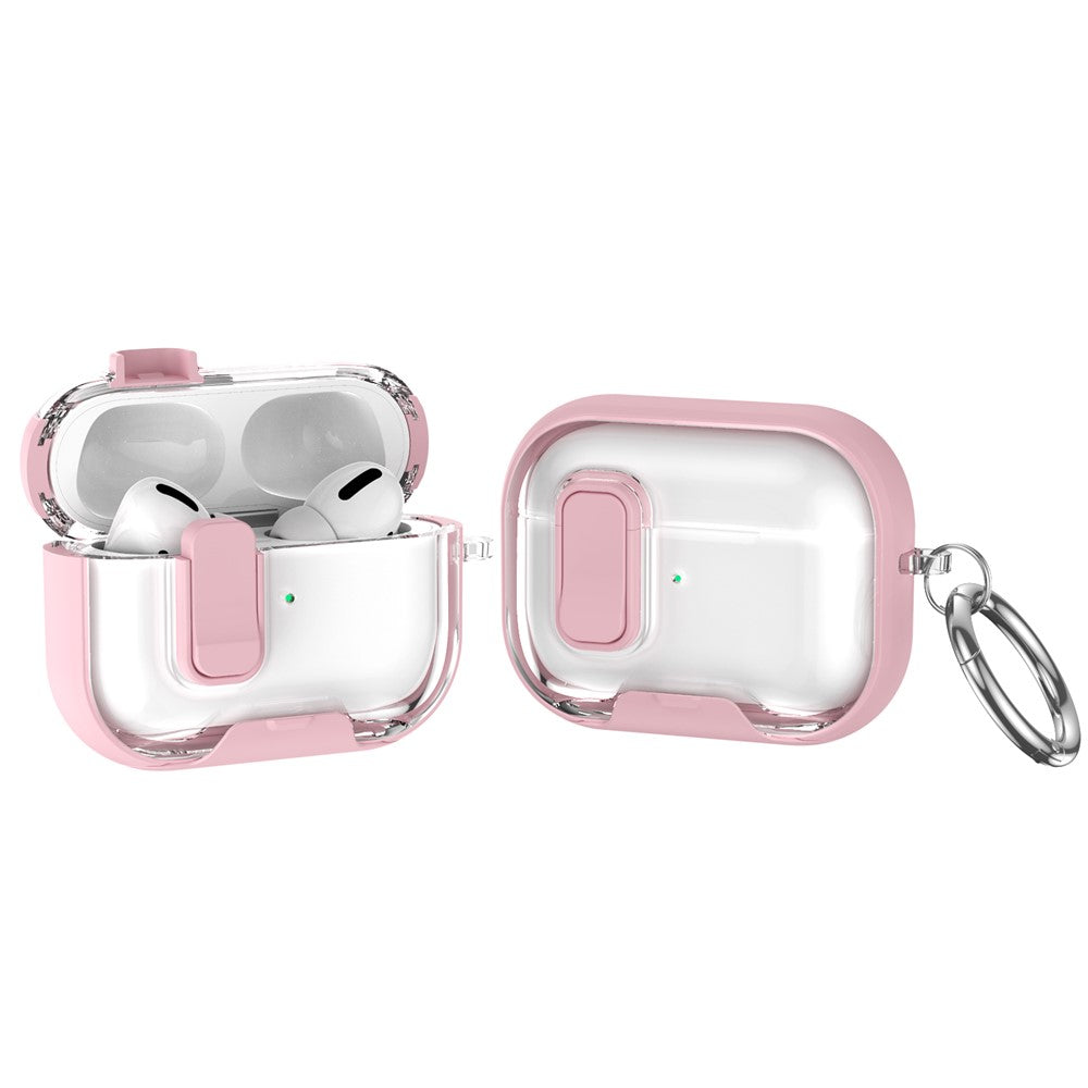 Apple AirPods Pro Case TPU PC Earbuds Protective Cover with Switch  /  Stand  /  Carrying Hook