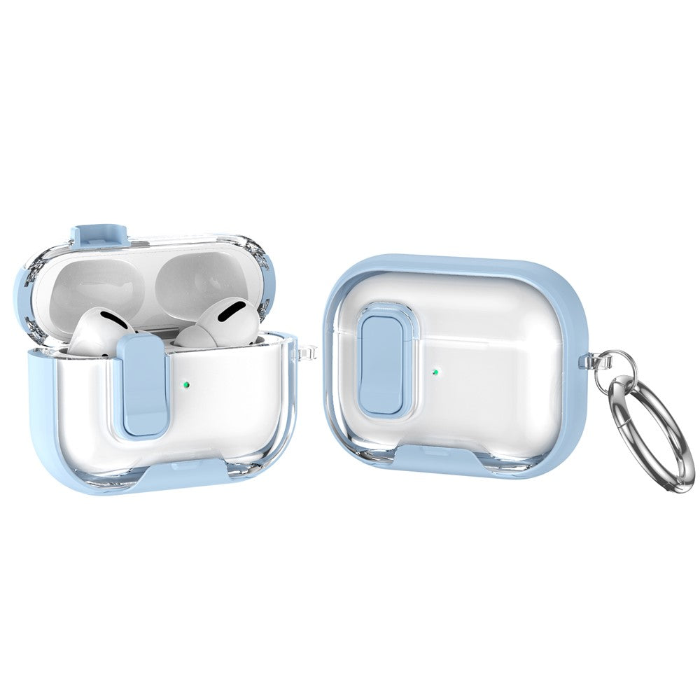 Apple AirPods Pro Case TPU PC Earbuds Protective Cover with Switch  /  Stand  /  Carrying Hook