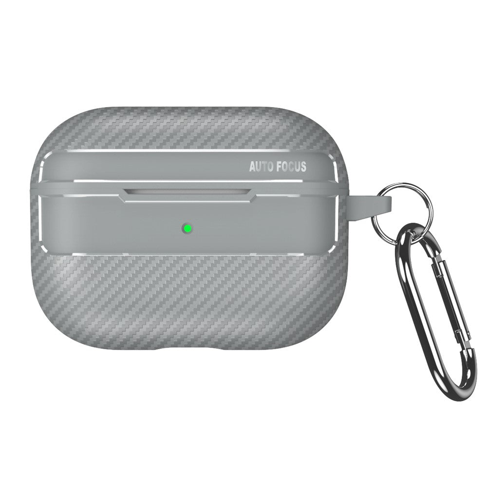 Apple AirPods Pro Stylish Carbon Fiber TPU Anti-scratch Cover Bluetooth-compatible Earphone Full Body Protection Sleeve
