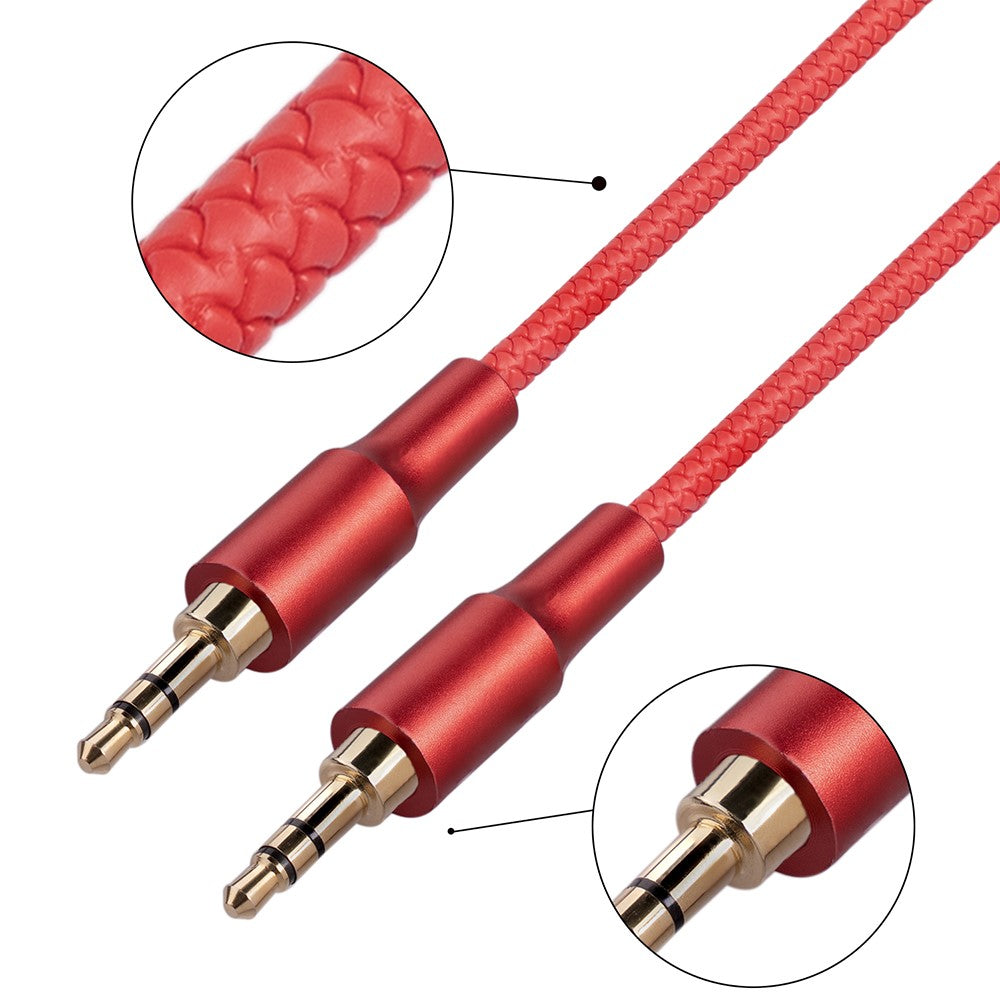 2130 1m 3.5mm Jack HiFi Stereo Audio Cable 3.5mm Male to Male Audio AUX Cable for Car Headphone Speaker