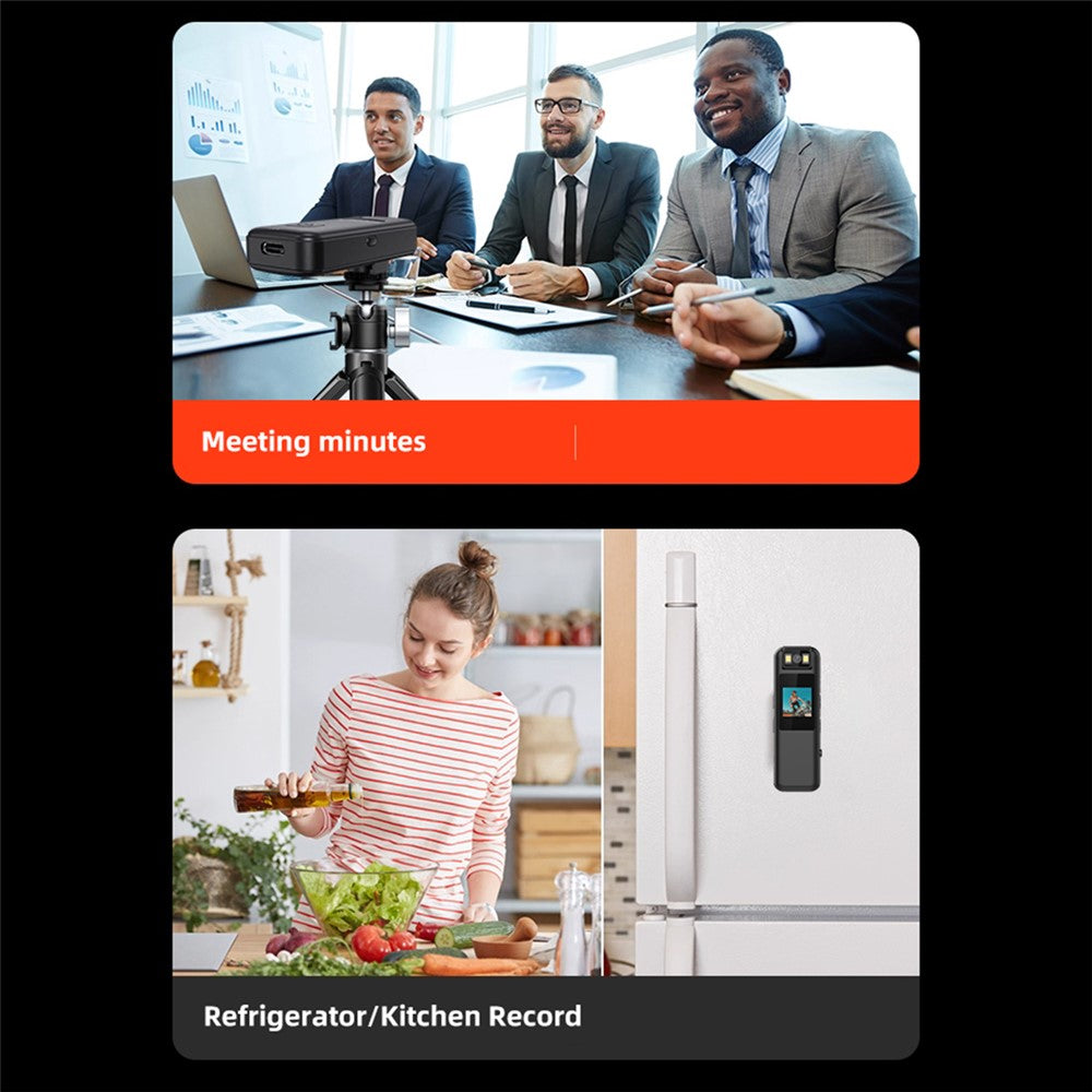 LK2315 Portable 1080P HD Sports DV Camera 180 Degree Rotatable Lens Night Vision Camcorder Handheld Bodycam