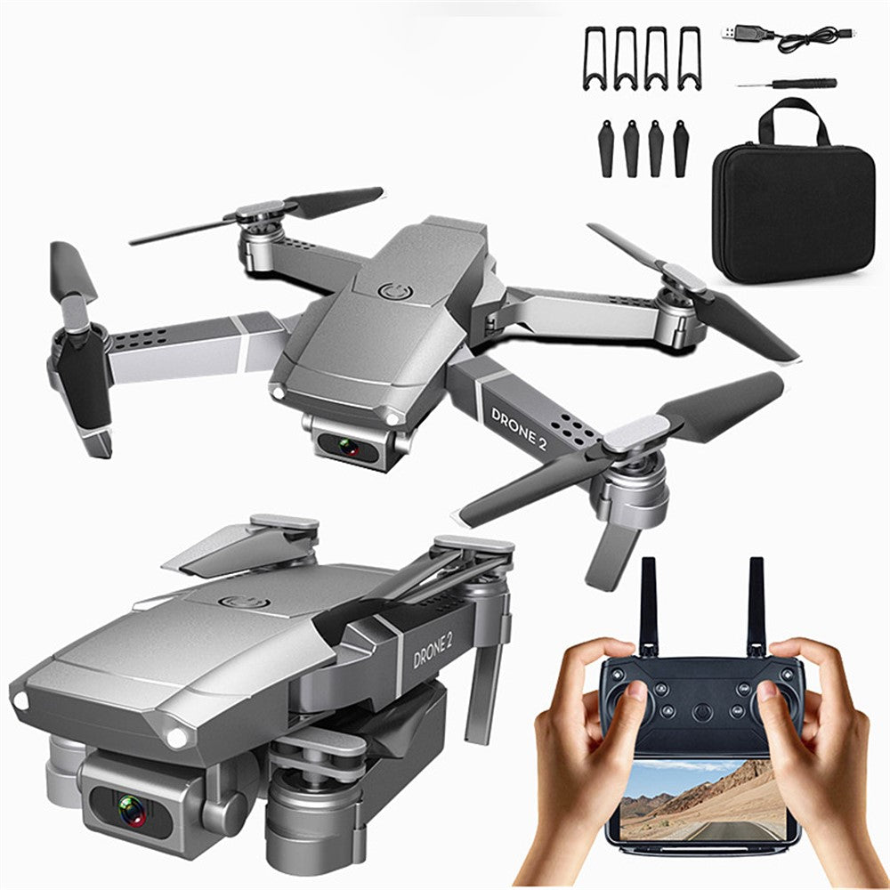 E68 Mini RC Drone with 1080P / 500W HD Camera WiFi Height Hold Mode Foldable Quadcopter Toy