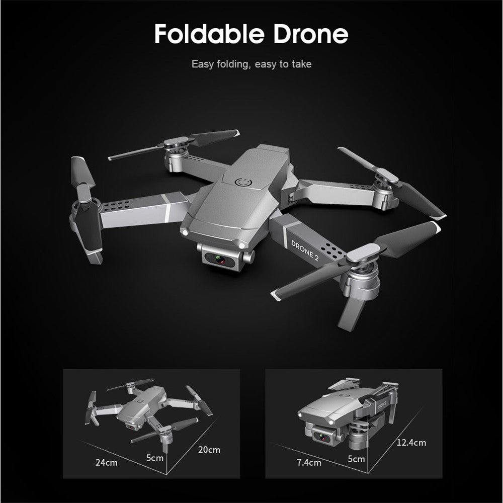 E68 Mini RC Drone with 1080P / 500W HD Camera WiFi Height Hold Mode Foldable Quadcopter Toy