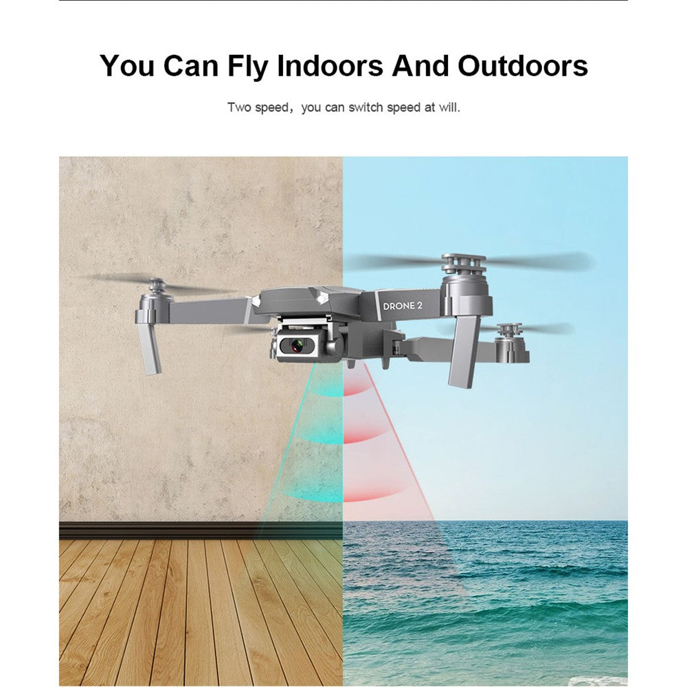 E68 Mini RC Drone with 1080P / 500W HD Camera WiFi Height Hold Mode Foldable Quadcopter Toy