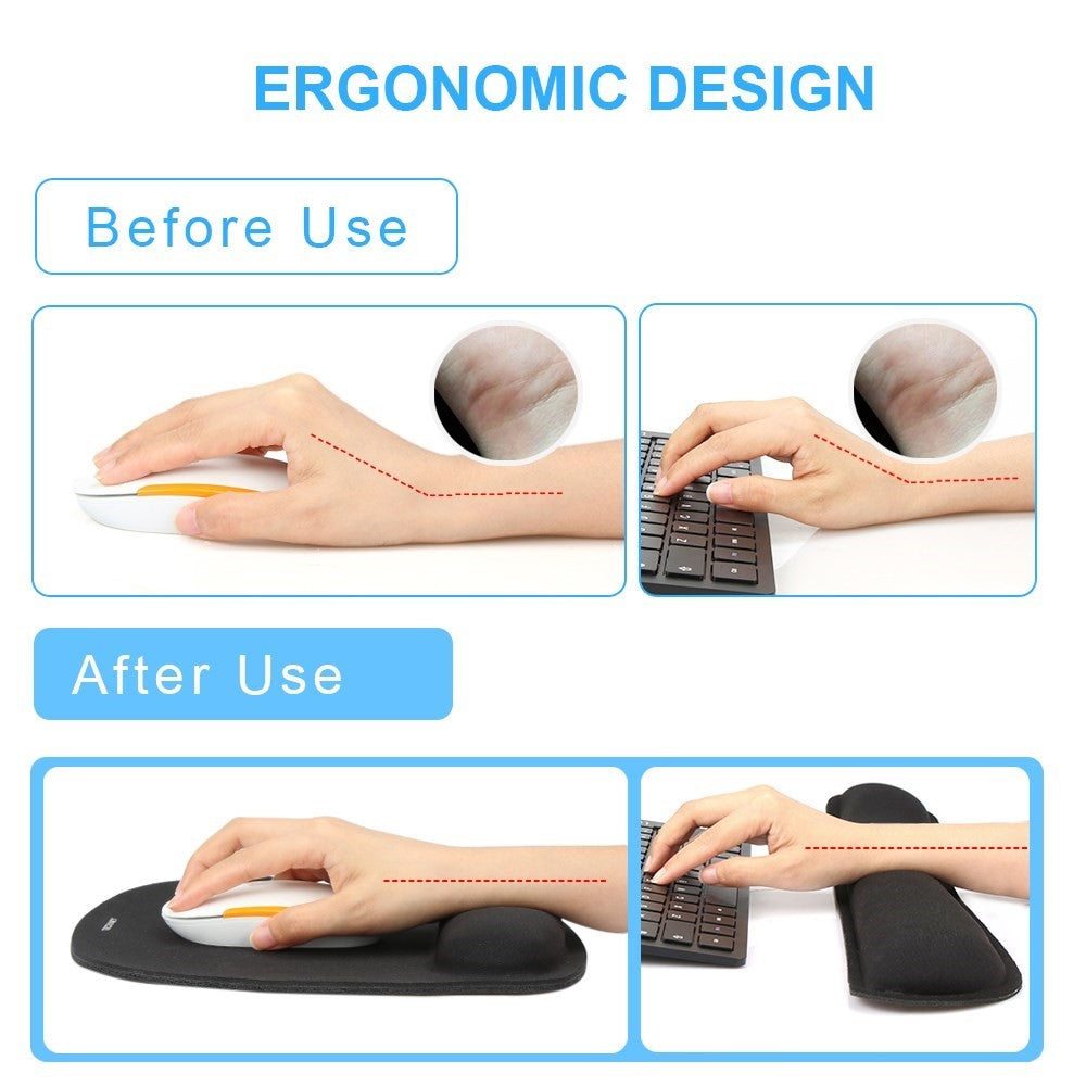 Comfortable Typing Keyboard Mat Mouse Pad Desk Game Playmat