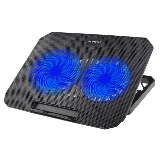 N99 Laptop Cooling Pad with Blue LED Light Notebook Cooler for 14-15.6 inch