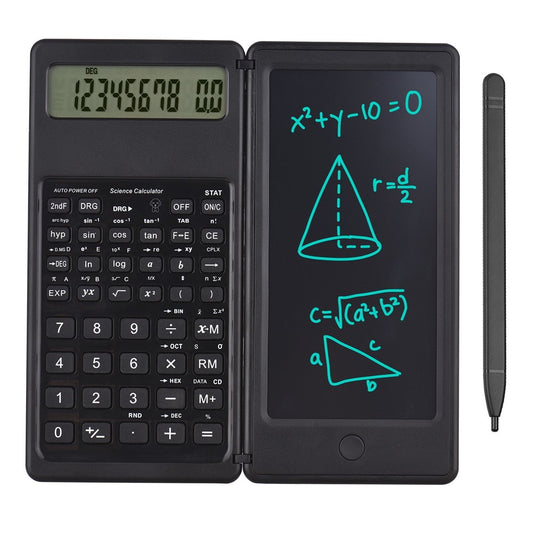 Calculator with LCD Writing Tablet 10 Digits Display Desktop Calculator with Stylus Erase Button