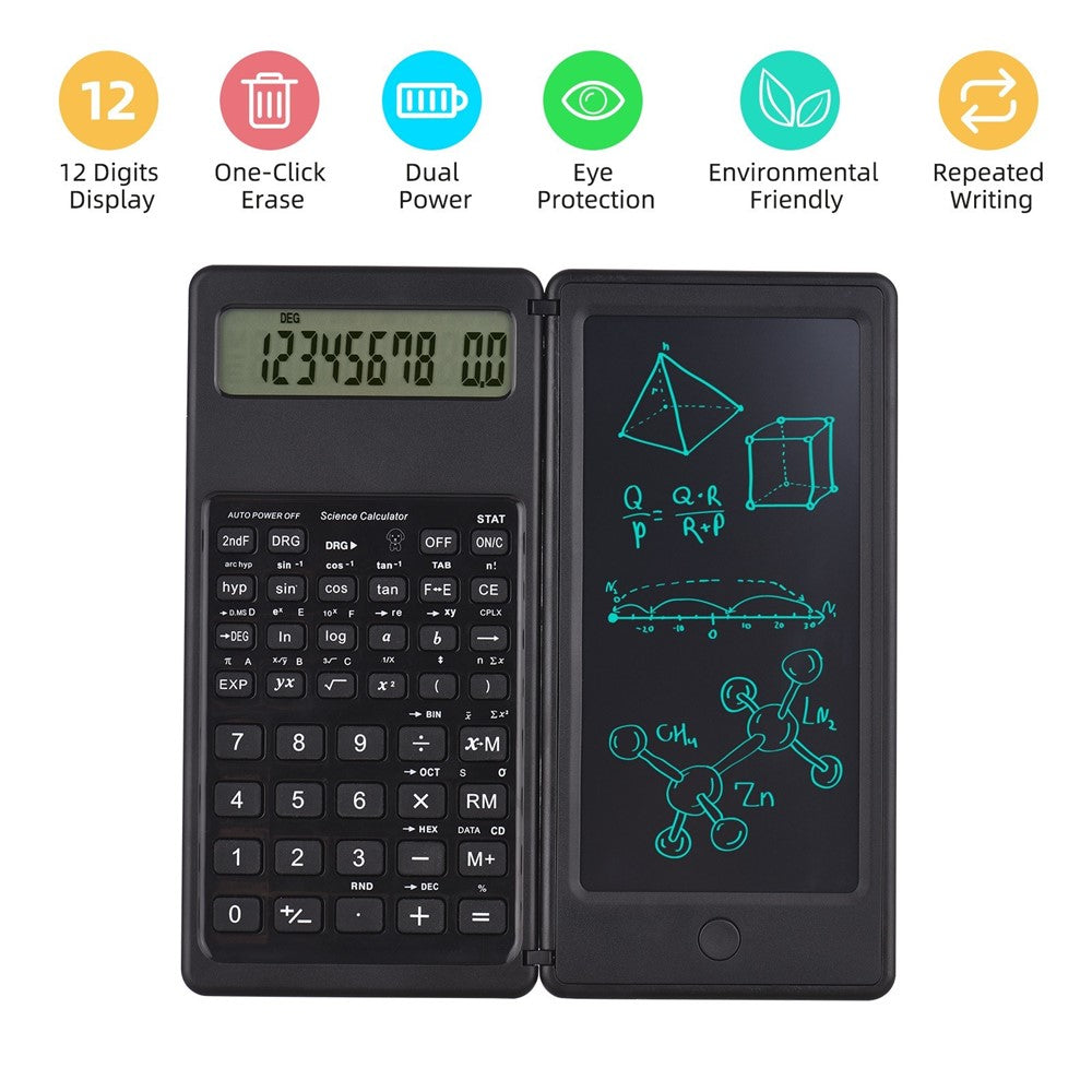 Calculator with LCD Writing Tablet 10 Digits Display Desktop Calculator with Stylus Erase Button