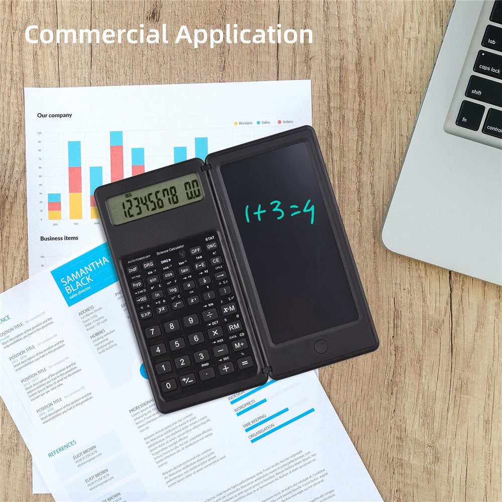 Calculator with LCD Writing Tablet 10 Digits Display Desktop Calculator with Stylus Erase Button