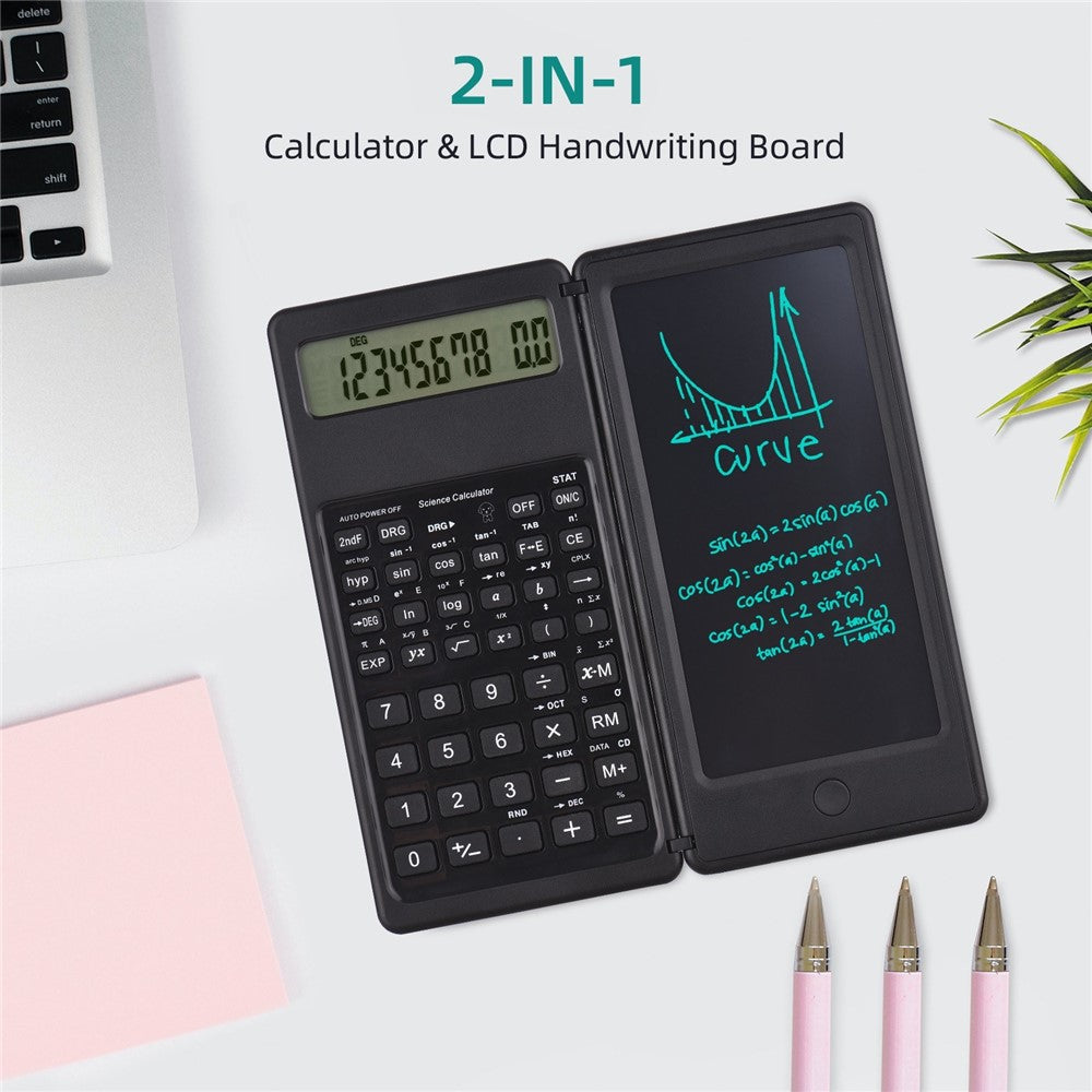 Calculator with LCD Writing Tablet 10 Digits Display Desktop Calculator with Stylus Erase Button